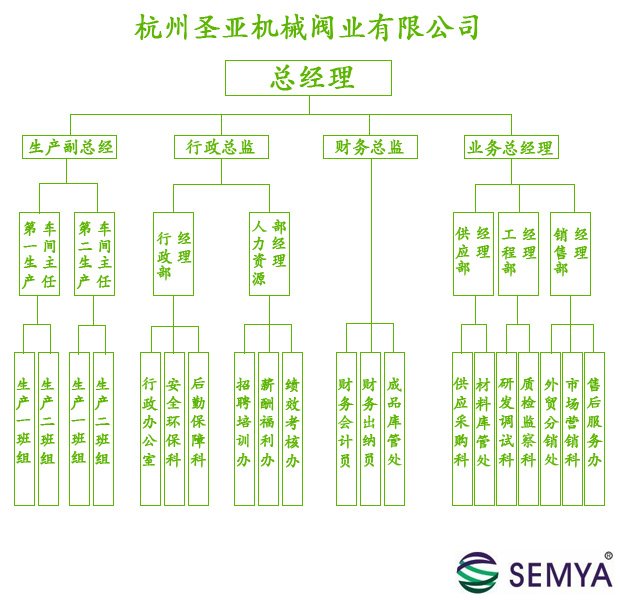 圣亚组织机构